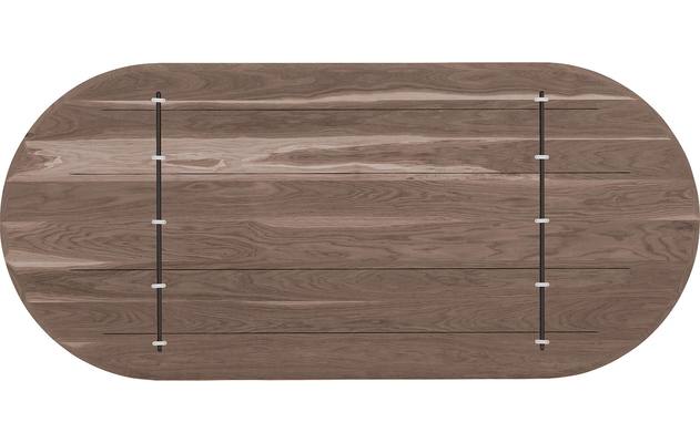 Goossens excellent eettafel uniek donker bruin eiken - 8221306-08