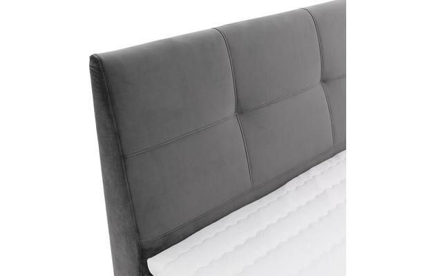 Goossens basic boxspring compleet gusta grijs stof - 8221902-05