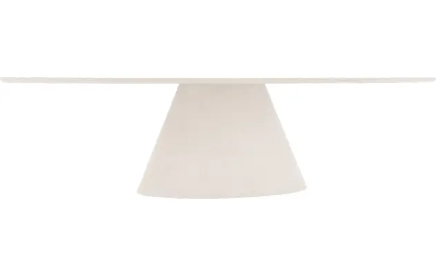 Goossens eettafel stone wit beton - 8222057-04