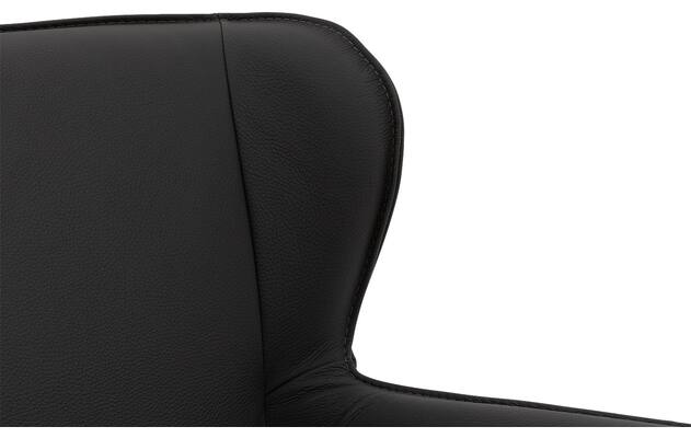 Goossens excellent eetkamerstoel leogang grijs leer - 8222215-07