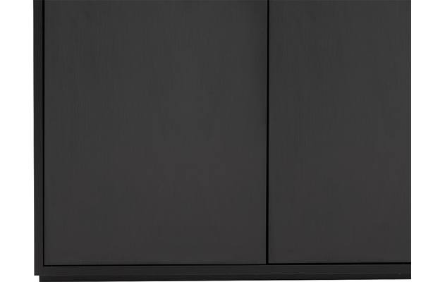 Goossens basic buffetkast madrid zwart melamine - 8222630-08