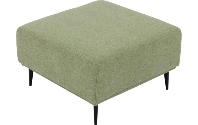 Goossens excellent voetenbank prato groen stof - 8223416-03
