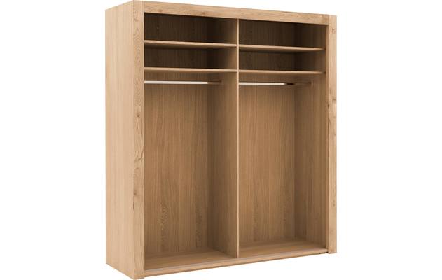 Goossens excellent kledingkast duo onbewerkt eiken - 8223480-04