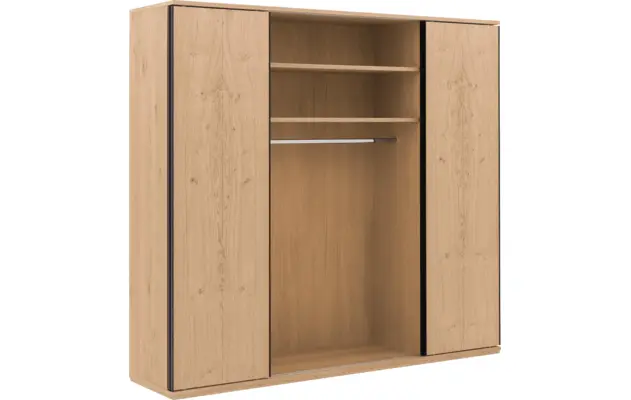 Goossens excellent kledingkast wood onbewerkt eiken - 8223623-03