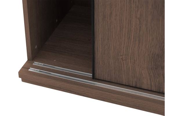 Goossens excellent kledingkast wood donker bruin eiken - 8223634-07