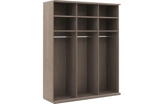 Goossens excellent kledingkast wood grijs eiken - 8223636-05