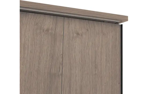 Goossens excellent kledingkast wood grijs eiken - 8223636-06