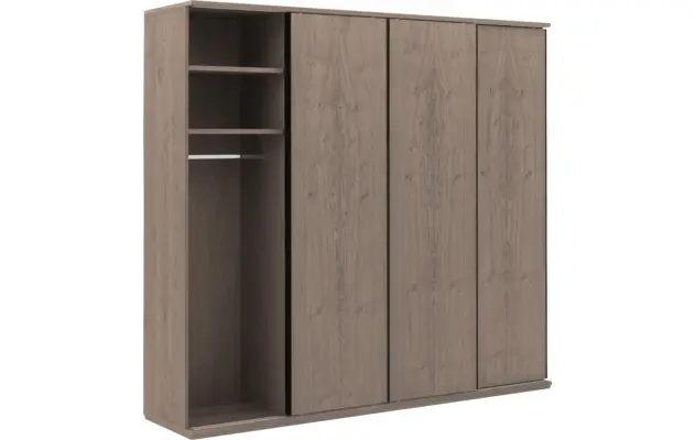 Goossens excellent kledingkast wood grijs eiken - 8223637-04