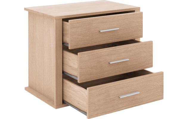 Goossens inzetladenblok wood nature wit eiken - 8223640-06