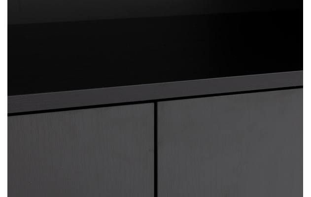 Goossens basic buffetkast madrid zwart melamine - 8223663-06