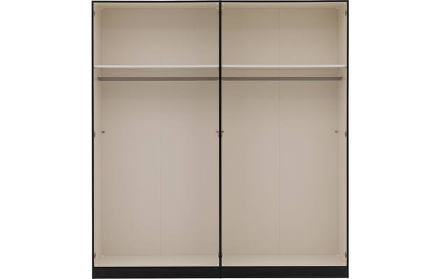Goossens kledingkast easy storage ddk zwart hoogwaardig meubelplaat - 8223721-13
