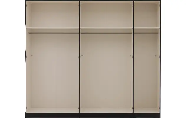 Goossens kledingkast easy storage ddk zwart hoogwaardig meubelplaat - 8223722-14