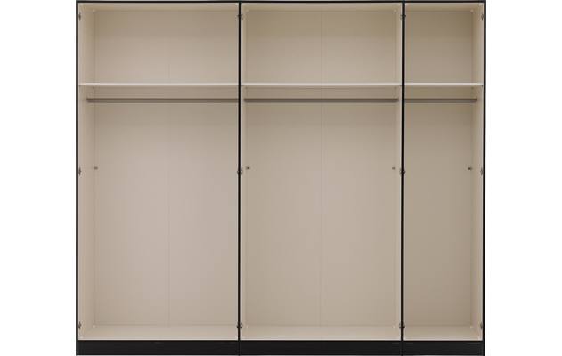 Goossens kledingkast easy storage ddk zwart hoogwaardig meubelplaat - 8223723-14