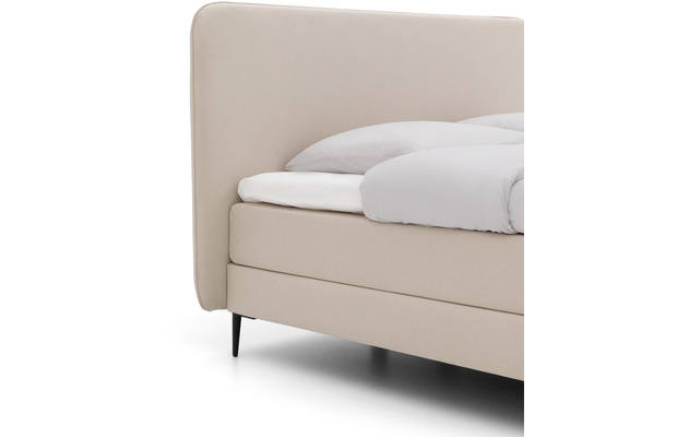 Goossens boxspring compleet avance lento compleet beige stof - 8223944-05