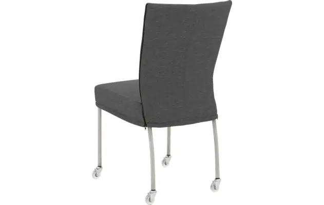 Goossens eetkamerstoel funk grijs stof - 8224108-02