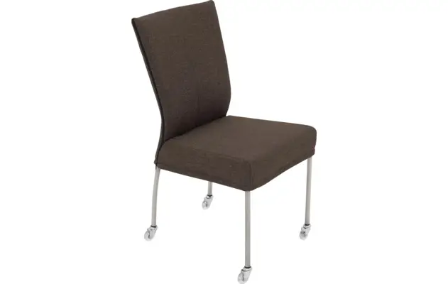 Goossens eetkamerstoel funk bruin stof - 8224113-04