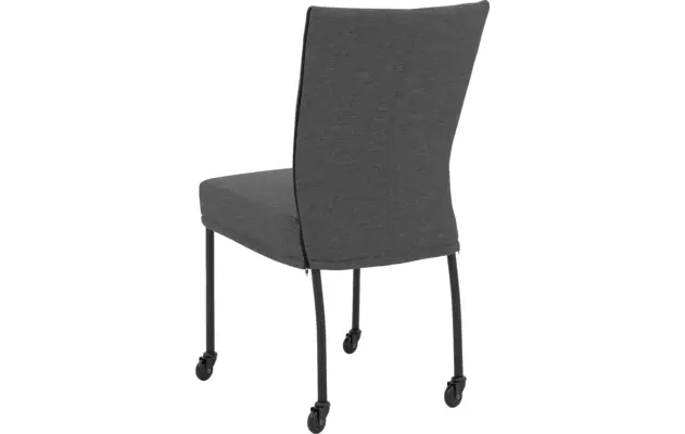 Goossens eetkamerstoel funk grijs stof - 8227268-02