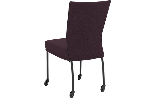 Goossens eetkamerstoel funk roze stof - 8227275-02