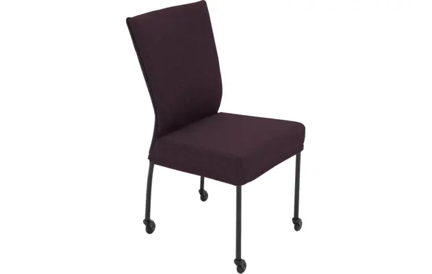 Goossens eetkamerstoel funk roze stof - 8227275-04