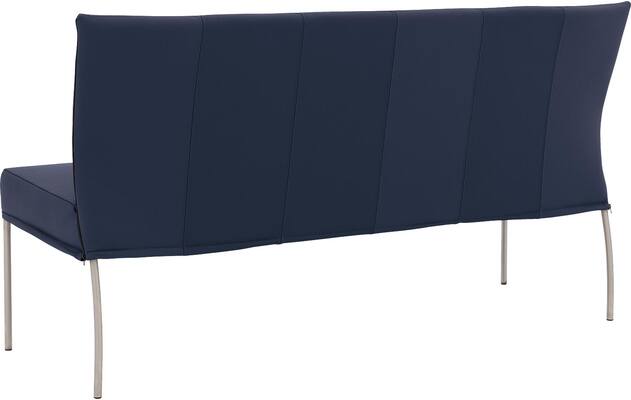 Goossens eetbank funk blauw leer - 8227343-02
