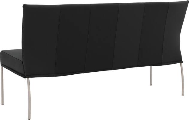 Goossens eetbank funk zwart leer - 8227345-02