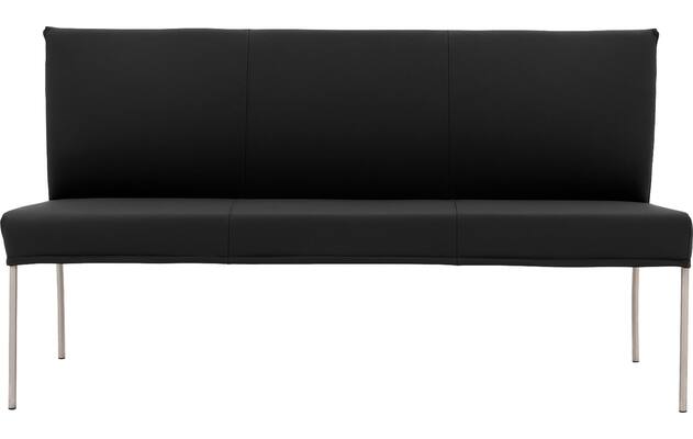 Goossens eetbank funk zwart leer - 8227345-03