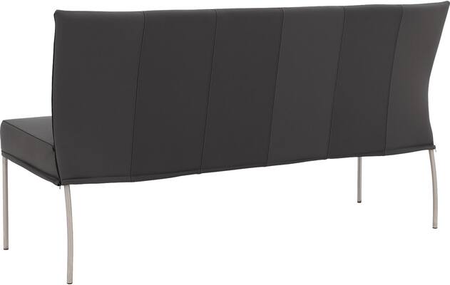 Goossens eetbank funk grijs leer - 8227347-02