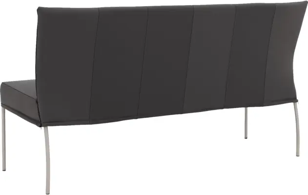 Goossens eetbank funk grijs leer - 8227347-02