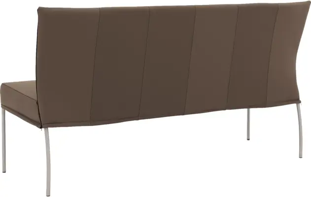 Goossens eetbank funk bruin leer - 8227353-02
