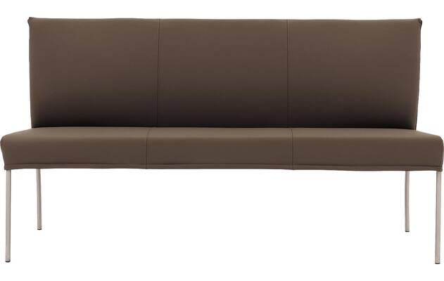 Goossens eetbank funk bruin leer - 8227353-03