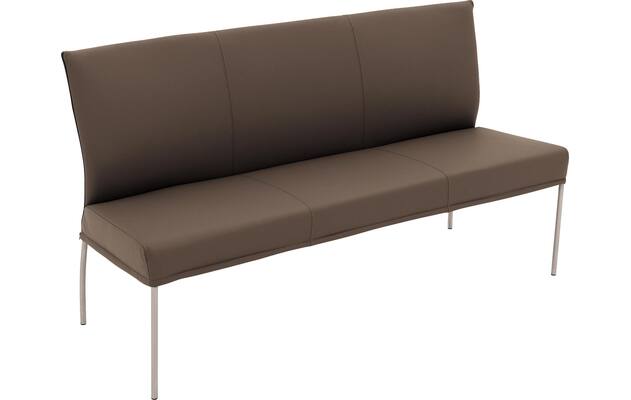 Goossens eetbank funk bruin leer - 8227353-04
