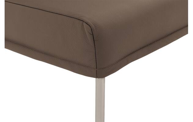 Goossens eetbank funk bruin leer - 8227353-06