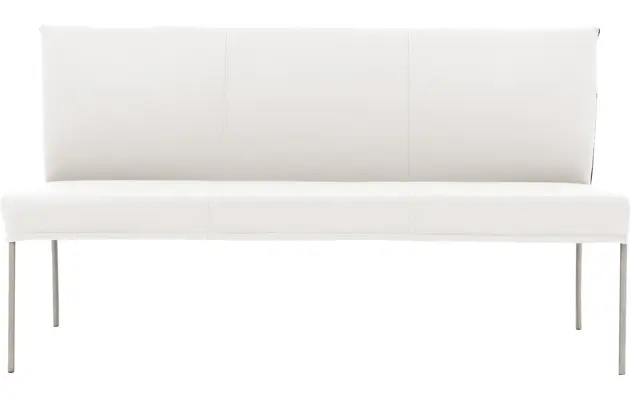 Goossens eetbank funk wit leer - 8227354-03