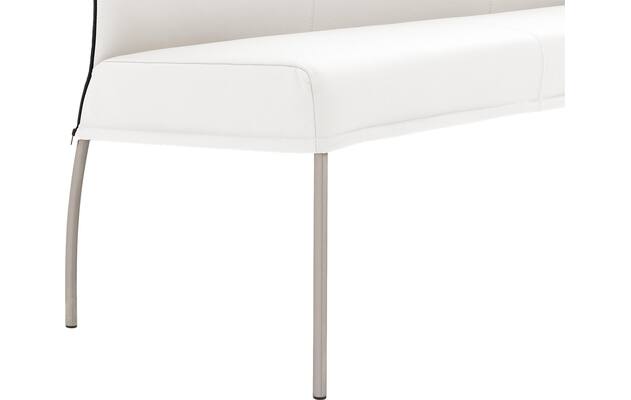Goossens eetbank funk wit leer - 8227354-05
