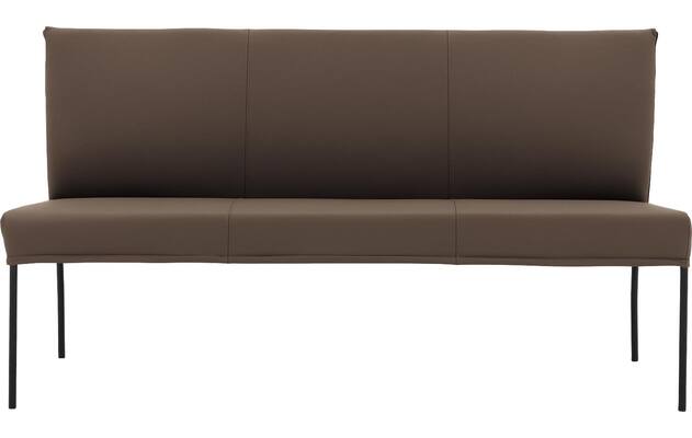 Goossens eetbank funk bruin leer - 8227374-03