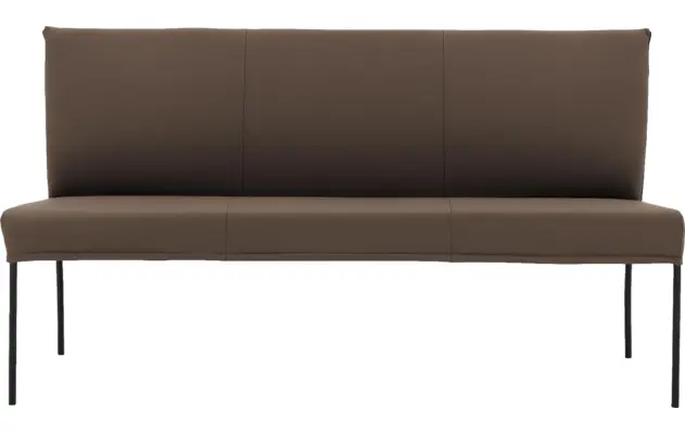 Goossens eetbank funk bruin leer - 8227374-03