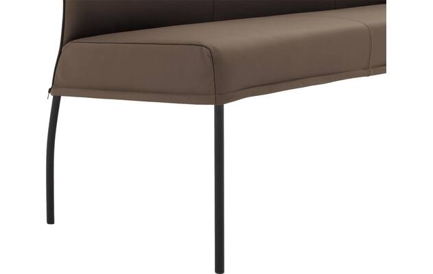 Goossens eetbank funk bruin leer - 8227374-05