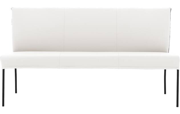 Goossens eetbank funk wit leer - 8227375-03