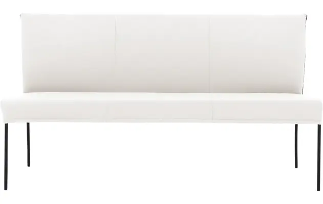 Goossens eetbank funk wit leer - 8227375-03