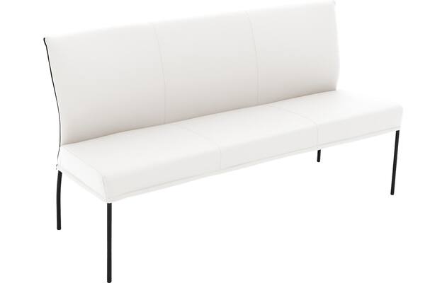 Goossens eetbank funk wit leer - 8227375-04