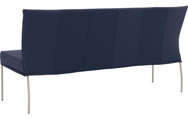 Goossens eetbank funk blauw leer - 8227395-02