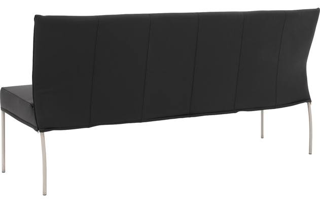 Goossens eetbank funk zwart leer - 8227397-02