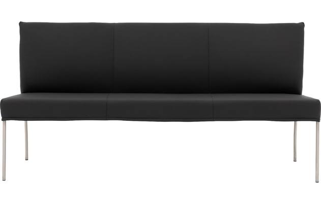 Goossens eetbank funk zwart leer - 8227397-03