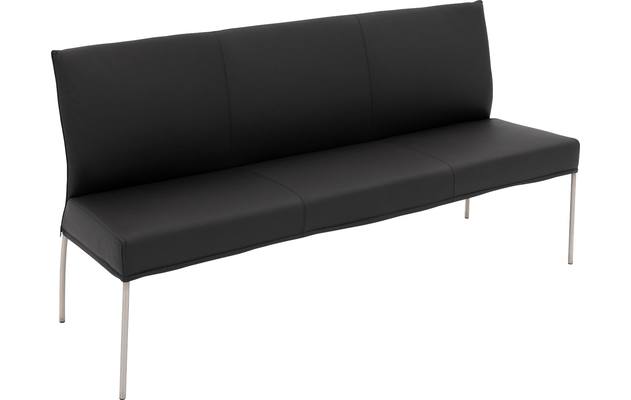 Goossens eetbank funk zwart leer - 8227397-04