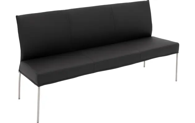 Goossens eetbank funk zwart leer - 8227397-04