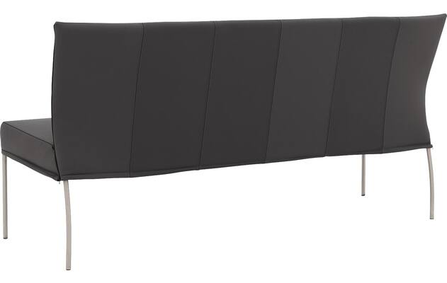 Goossens eetbank funk grijs leer - 8227398-02