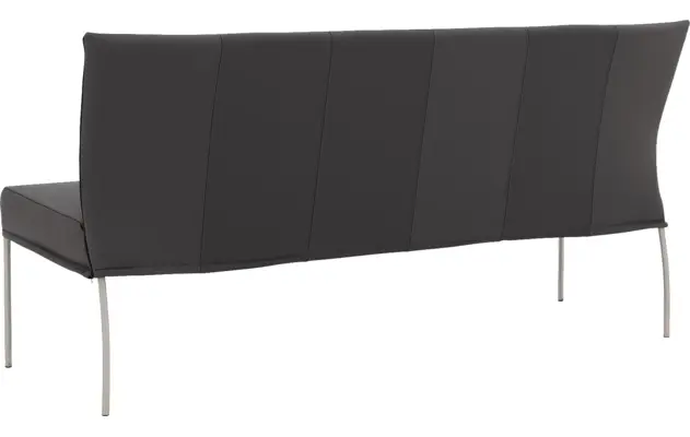 Goossens eetbank funk grijs leer - 8227398-02