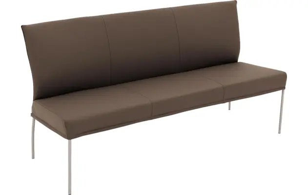 Goossens eetbank funk bruin leer - 8227402-04