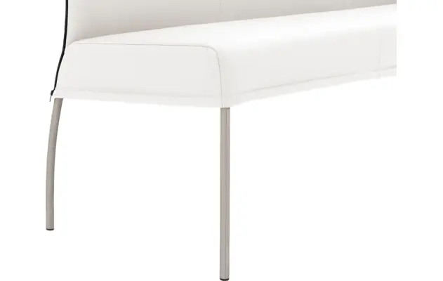 Goossens eetbank funk wit leer - 8227403-05