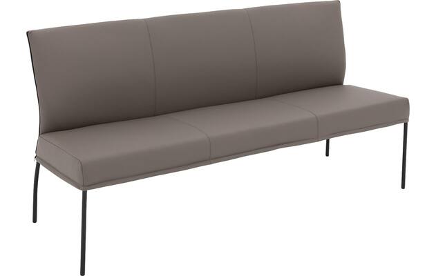 Goossens eetbank funk grijs leer - 8227417-04